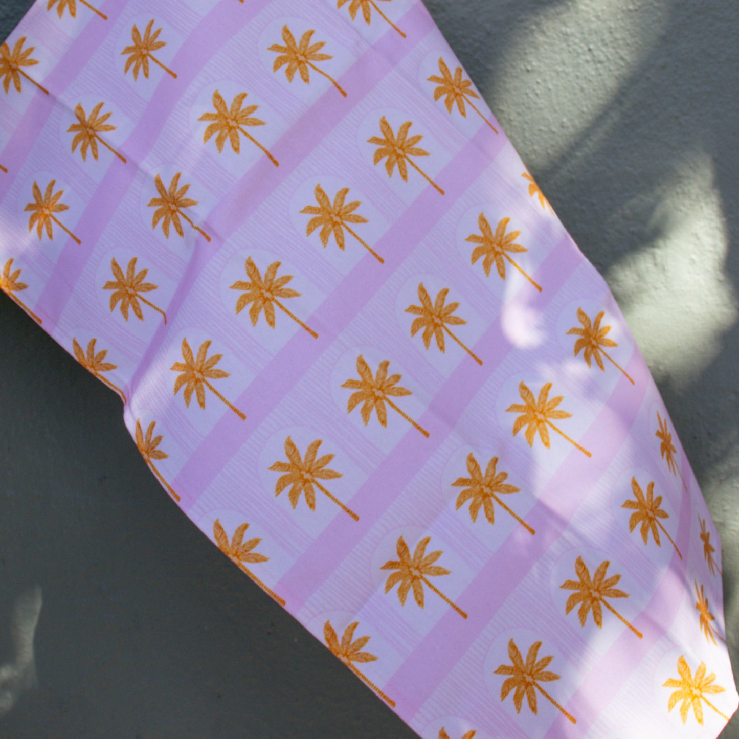 Palm Tile Pink Luxury Tea Towel