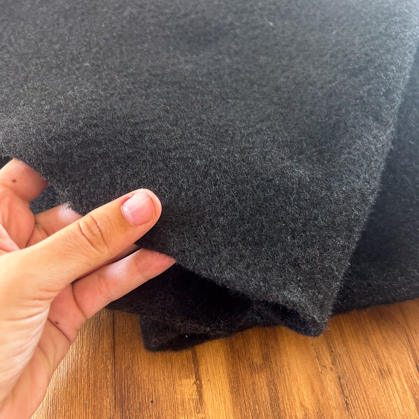 Tufting Backing Fabric - Black Luxury Felt