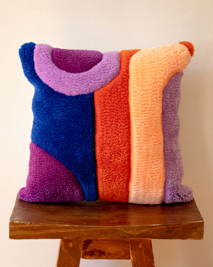 ARLO Hand-Tufted Cushion Cover in Twilight