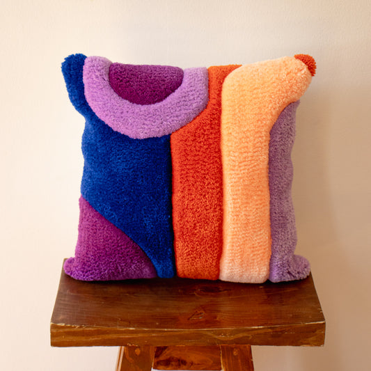 ARLO Hand-Tufted Cushion Cover in Twilight