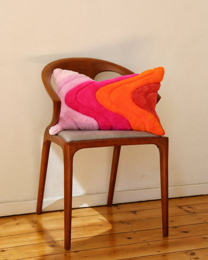 WAVES Hand-Tufted Cushion Cover