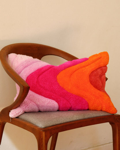 WAVES Hand-Tufted Cushion Cover