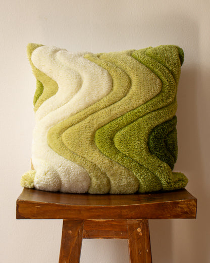 WAVES Hand-Tufted Cushion Cover