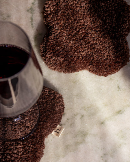 Bubble Chunky Mug Rugs - Tufted Coaster Set of 2