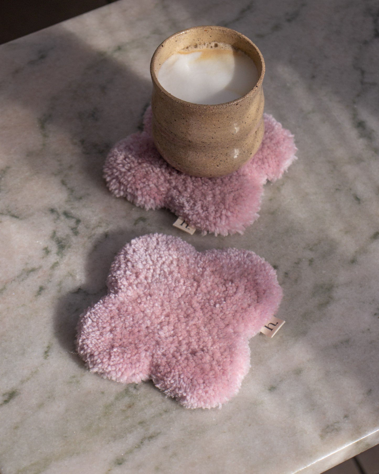 Bubble Chunky Mug Rugs - Tufted Coaster Set of 2