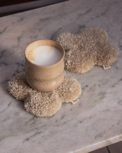 Bubble Chunky Mug Rugs - Tufted Coaster Set of 2