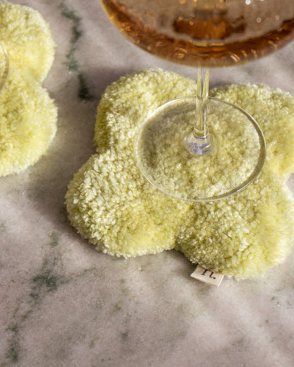 Bubble Chunky Mug Rugs - Tufted Coaster Set of 2