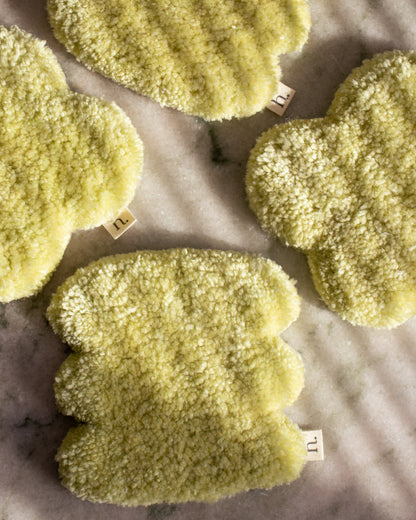 Smoosh Chunky Mug Rugs - Tufted Coaster Set of 2