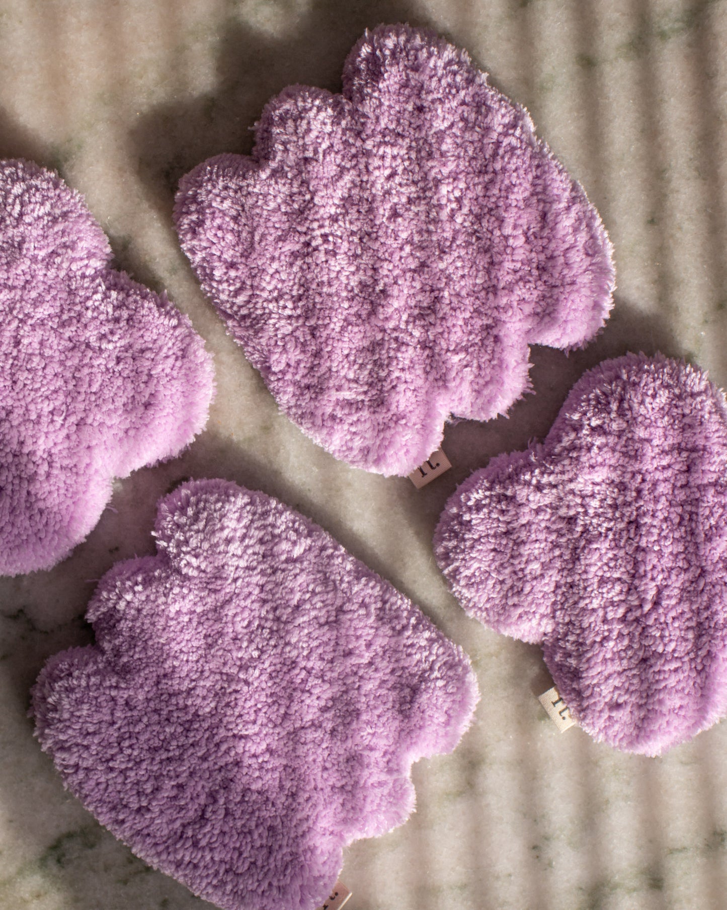 Smoosh Chunky Mug Rugs - Tufted Coaster Set of 2