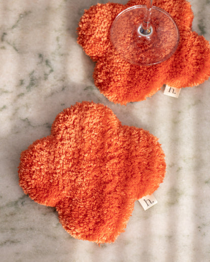 Bubble Chunky Mug Rugs - Tufted Coaster Set of 2