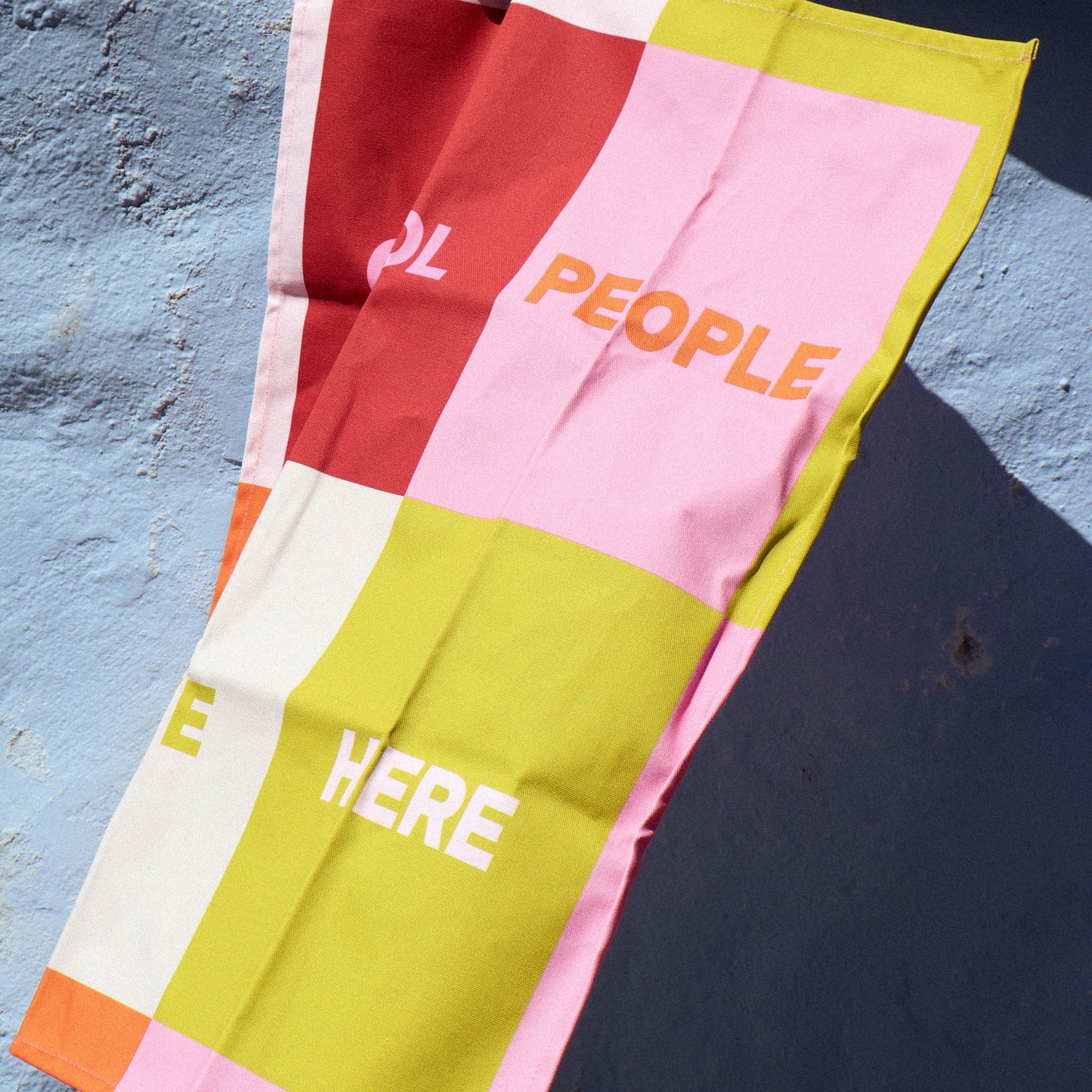 Cool People Live Here Tea Towel