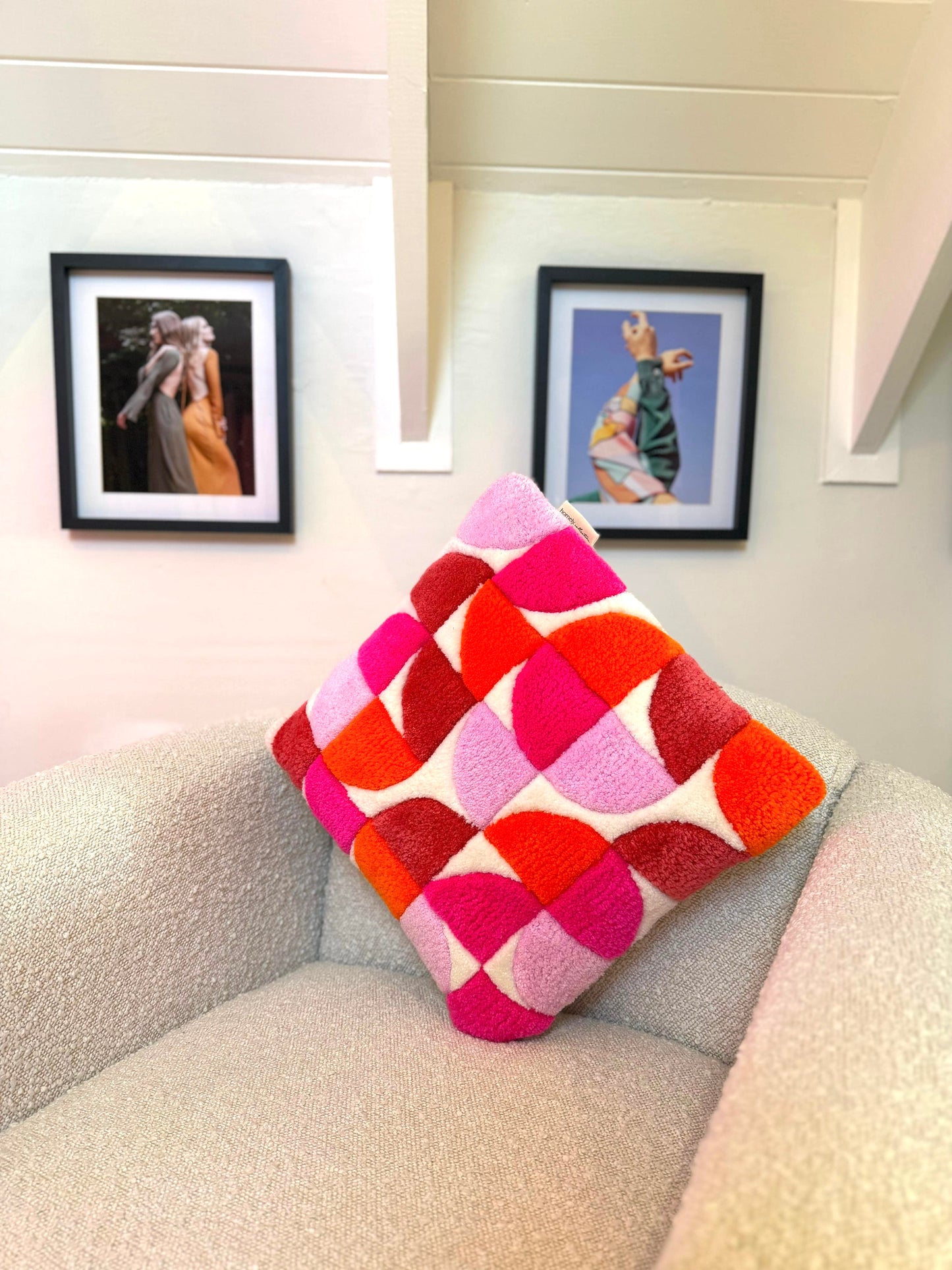 RETRO Hand-Tufted Cushion Cover