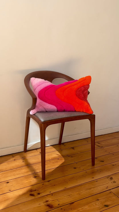 WAVES Hand-Tufted Cushion Cover